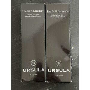 URSULA The Soft Cleanser Hydrating Face Wash 4 fl.oz 2 Pack NIB